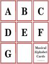 Musical Alphabet Cards